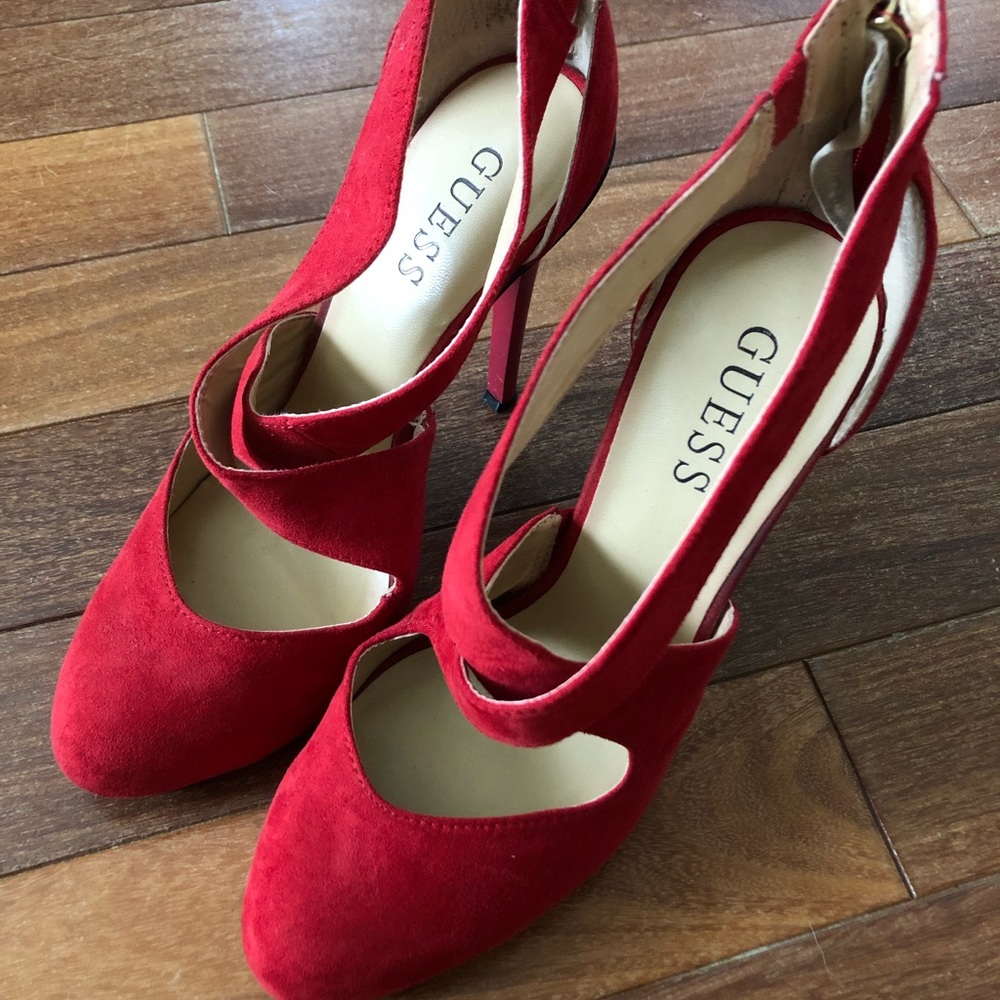 Guess Red Heels